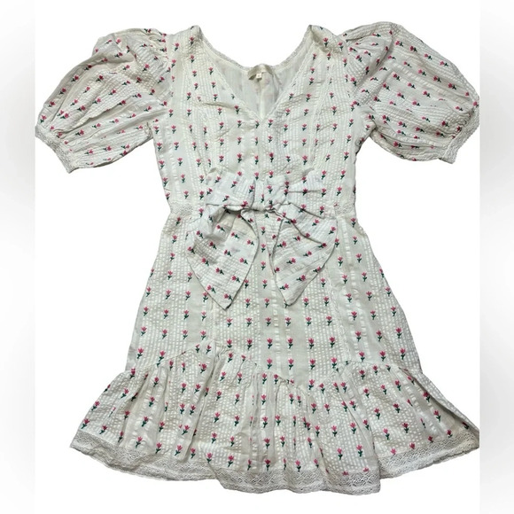 Love Shack Fancy Lena Floral Print Dress - Picture 5 of 12